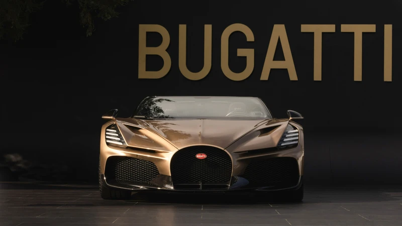 Monterey 2023: el sueño del oro se materializa en el Bugatti Golden Mistral