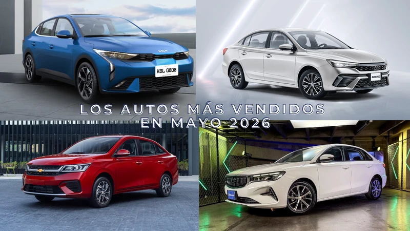 Los 10 autos más vendidos en mayo 2026