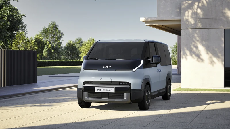 Kia PV5, primeras imágenes: una van de aspecto futurista para las necesidades y restos de hoy