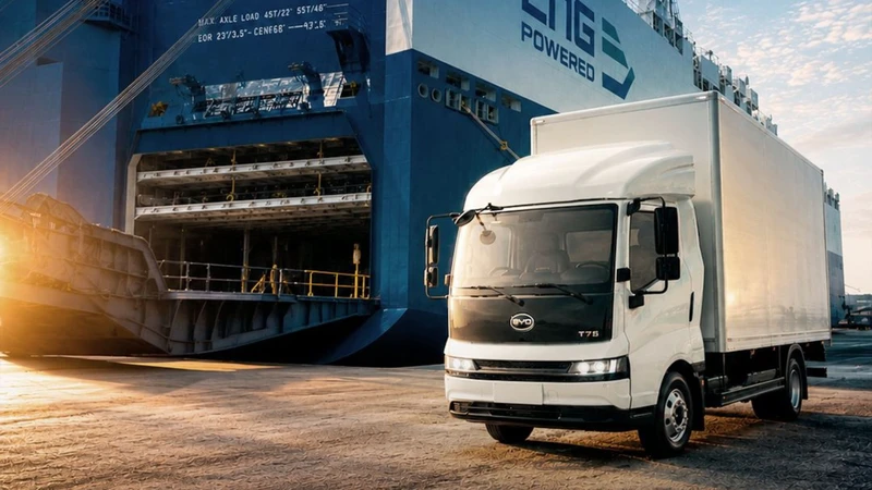 BYD T75, las primeras 100 unidades de este nuevo camión eléctrico llegan a México