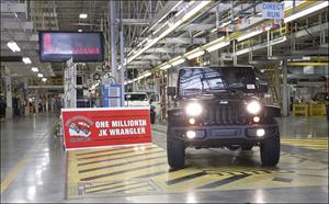 Jeep Wrangler JK llega al millón de unidades