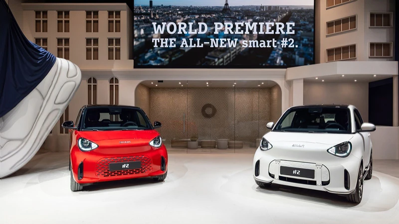 París 2026: smart #2, vuelve el icónico biplaza urbano, ahora 100% eléctrico