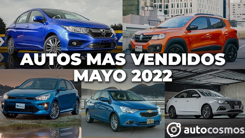 Los 10 autos más vendidos en mayo 2022