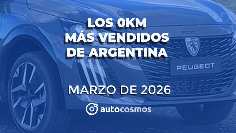 Los autos más vendidos de Argentina en marzo de 2026