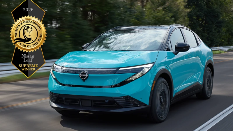 Nissan Leaf es elegido el mejor auto del mundo por el Women’s Worldwide Car of the Year 2026