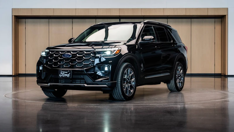 Ford Explorer híbrida personalizada llega al Vaticano: el Papa León XIV recibe SUV hecho en Chicago