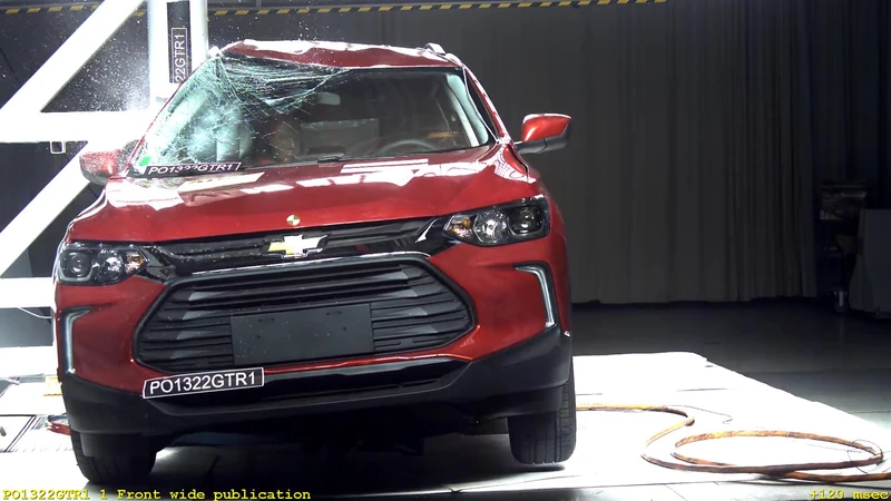 Chevrolet Tracker 2023 recibe cinco estrellas de las pruebas de choque de Latin NCAP