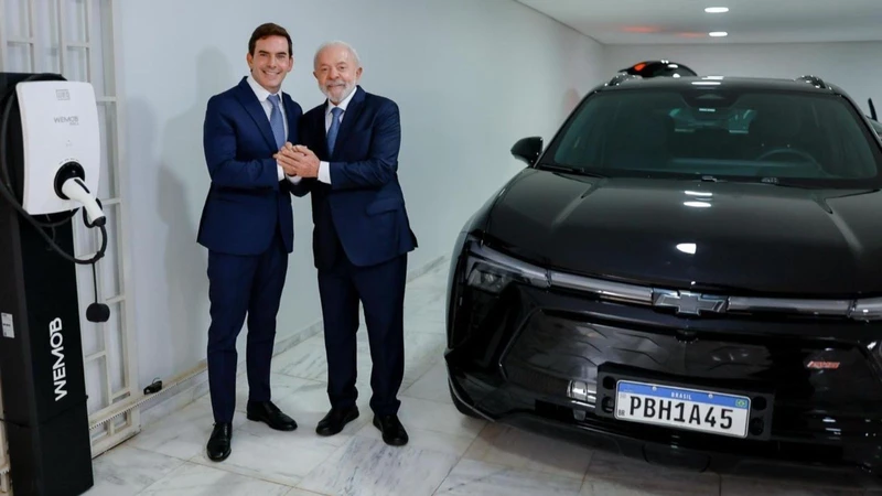 General Motors "electrificó" la comitiva presidencial en Brasil