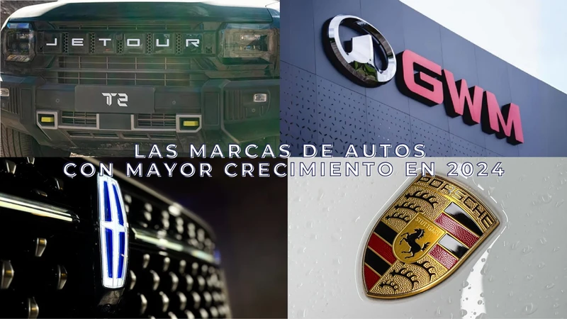 Las 10 marcas de autos con mayor crecimiento de ventas en 2024