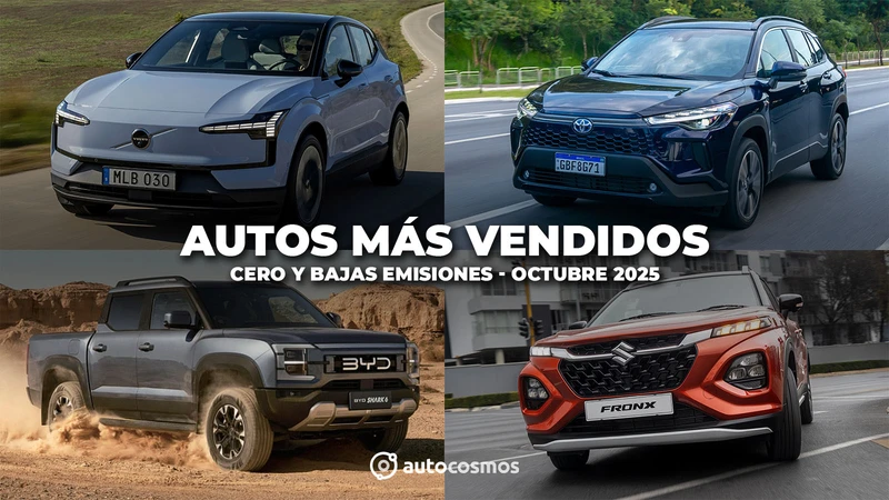 Top 10: los vehículos ecológicos más vendidos en Chile a octubre del 2025