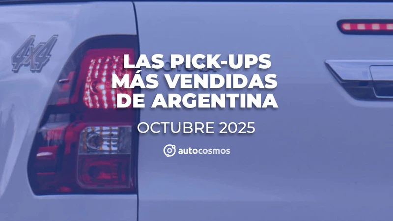 Las pickup más vendidas de Argentina en octubre de 2025