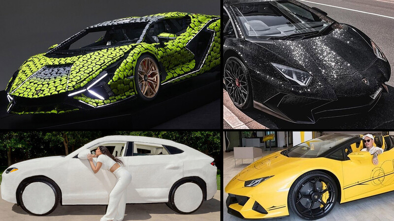 Oro, diamantes y peluche: los Lamborghini especiales más locos del mundo