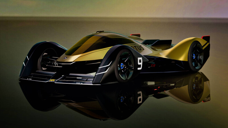 Lotus E-R9 es un espectacular y futurista auto de carreras eléctrico