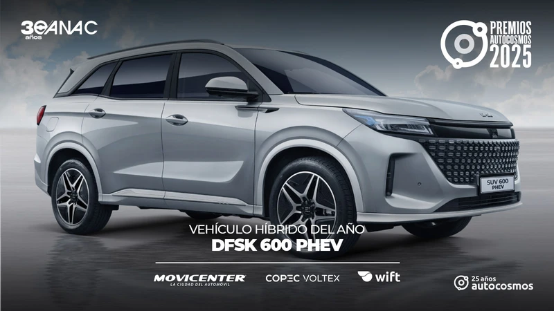 Premios Autocosmos 2025: el DFSK 600 PHEV es el Vehículo Híbrido del Año