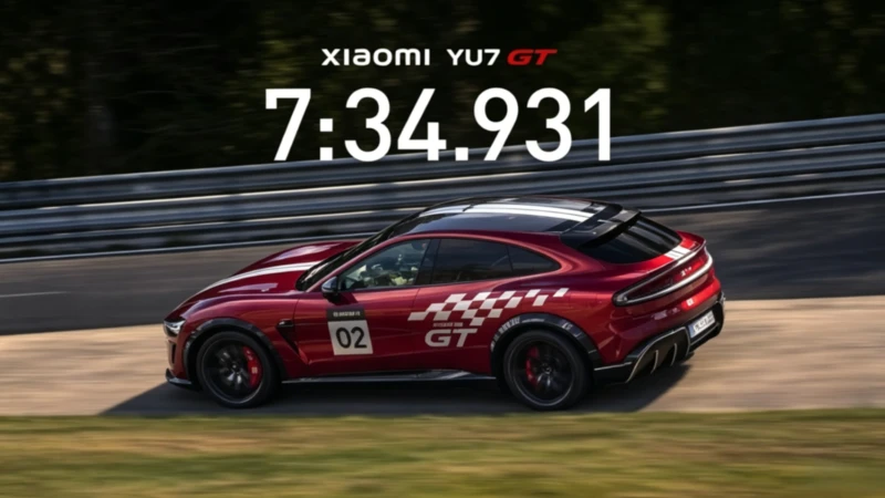 Xiaomi YU7 GT se alza como el SUV más rapido de Nürburgring