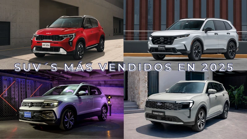 Los SUVs más vendidos en México durante 2025