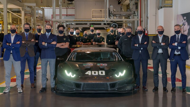 Lamborghini Huracán de competición alcanzó las 400 unidades fabricadas
