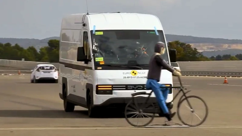 BYD Cargo Van V9 2026 obtiene cinco estrellas en las pruebas de seguridad de Euro NCAP