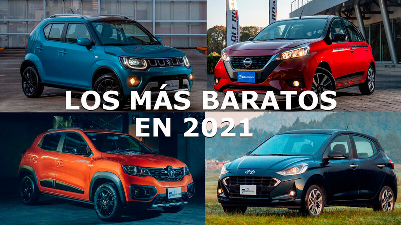 Los 10 autos más baratos en México para 2021
