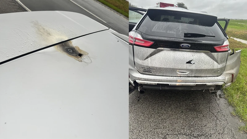 Esto es lo que sucede cuando un rayo impacta tu auto