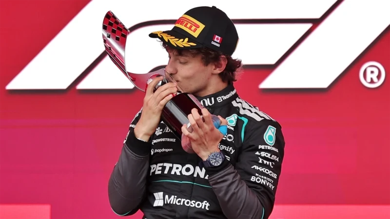 Antonelli muestra los dientes en el GP de Canadá 2026