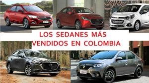 Top 20 de los sedanes más vendidos en Colombia