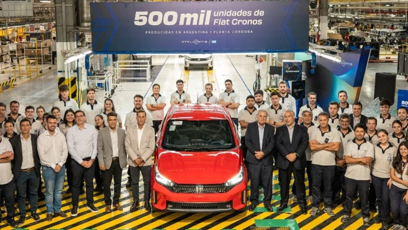 Ya se produjeron 500.000 FIAT Cronos en Argentina