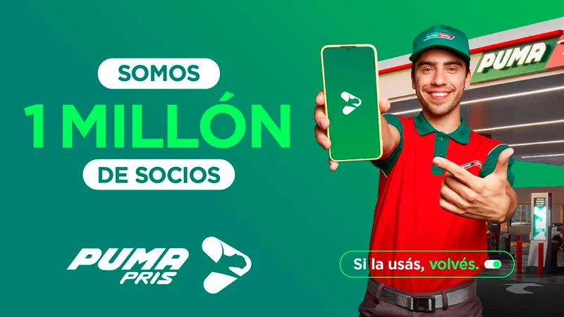 Puma Pris llegó al millón de usuarios