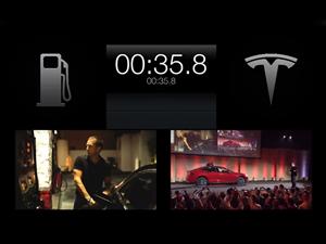 Video: Tesla cambia las baterías de sus autos en 90 segundos