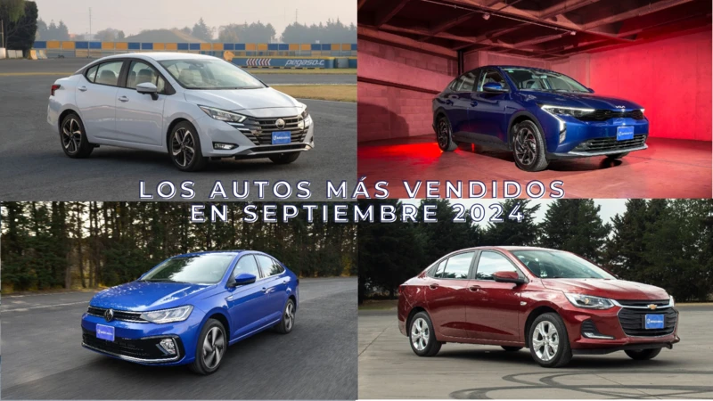 Los 10 autos más vendidos en septiembre 2024