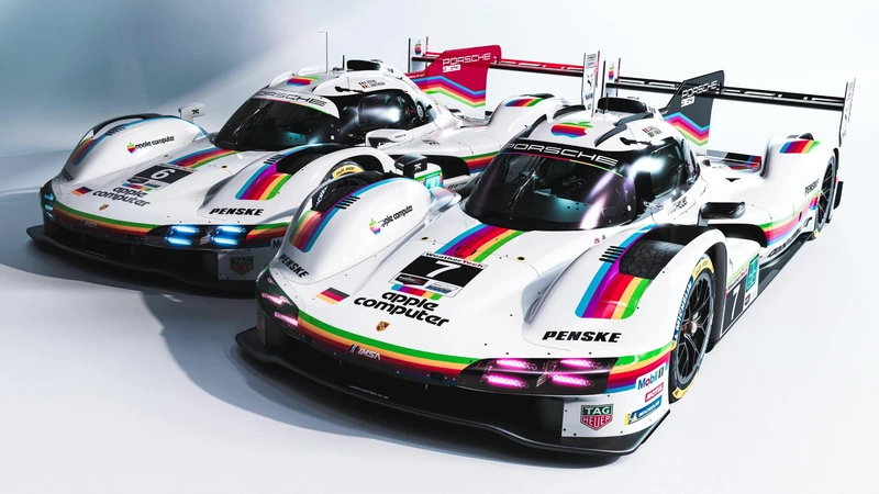 Porsche 963 tendrá un decorado especial con Apple, en Laguna Seca