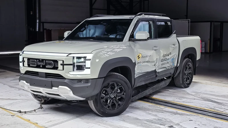 BYD Shark obtuvo cinco estrellas en seguridad Euro NCAP