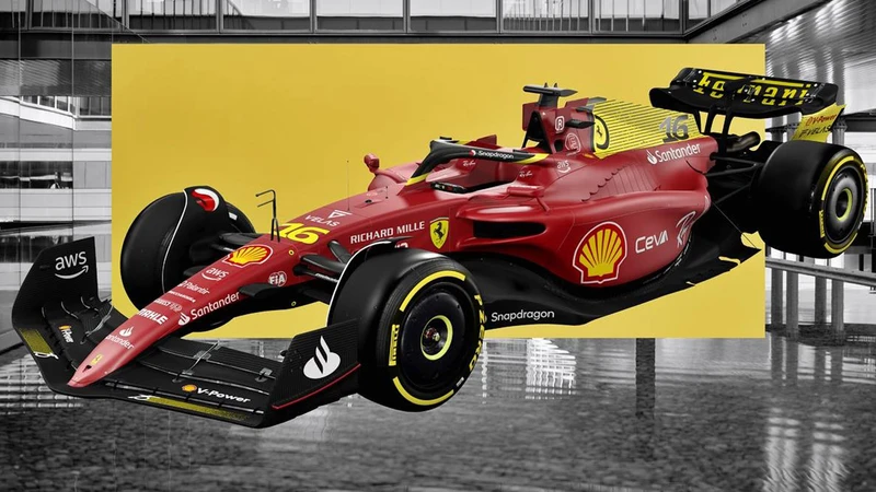 F1 2022 Ferrari suma el amarillo a su decoración para el GP de Italia