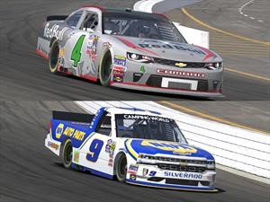 Las diferencias entre el NASCAR Camaro y el NASCAR Silverado