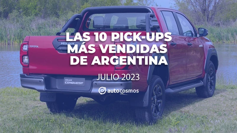 Las 10 pickups más vendidas en Argentina en julio de 2023