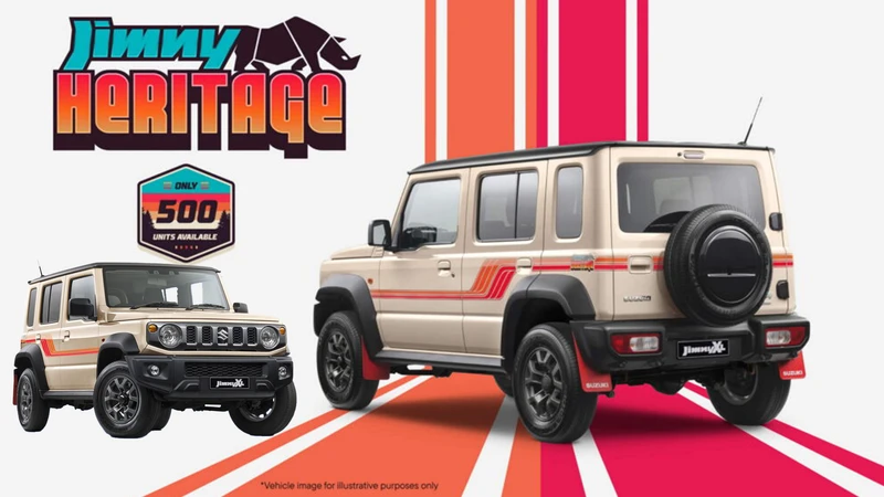 Suzuki Jimny Heritage obtiene un look ochentero para atraer a más clientes.