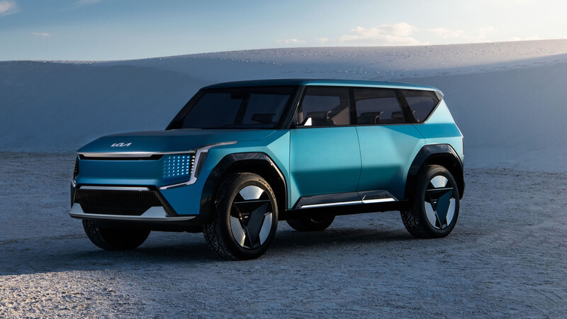 Kia Concept EV9, SUV con tres filas de asientos y potencial 100% eléctrico
