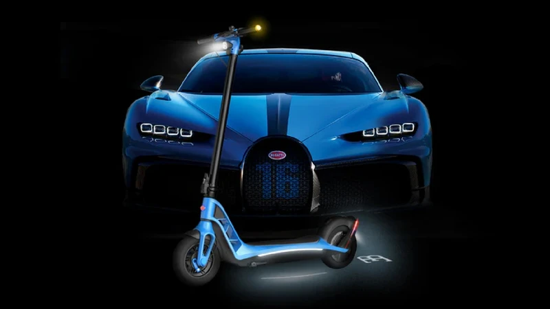 Bugatti 10 Max, el scooter inspirado en el Chiron que sí podrás comprar