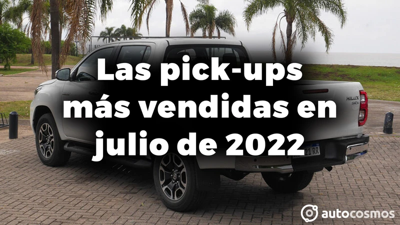 Las pickups más vendidas en Argentina en julio de 2022
