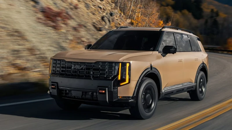 Kia Telluride 2027 se apodera de Time Square en Fin de Año