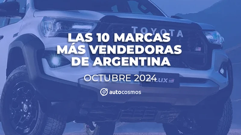 Las marcas más vendedoras de 0km en Argentina en octubre de 2024