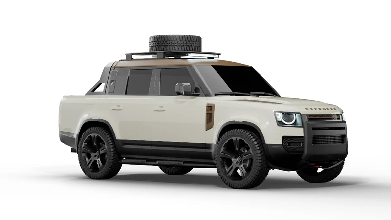 Heritage Customs transforma al Land Rover Defender en una pickup todoterreno