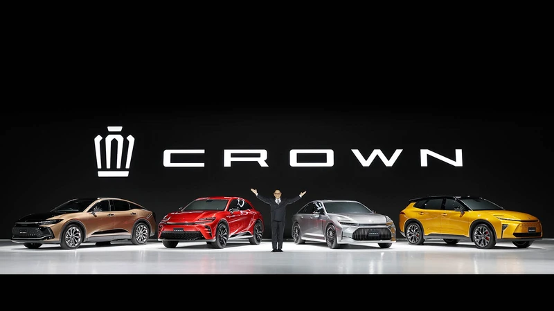 La nueva generación del legendario Toyota Crown ahora abarcará cuatro diseños diferentes