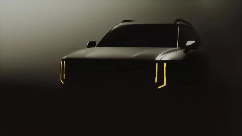 Kia Telluride 2027, así son las primeras imágenes de la nueva generación.