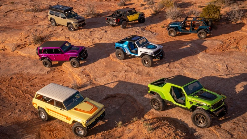 Conoce los radicales modelos de Jeep y Mopar que se presentarán en el Moab Easter Jeep Safari