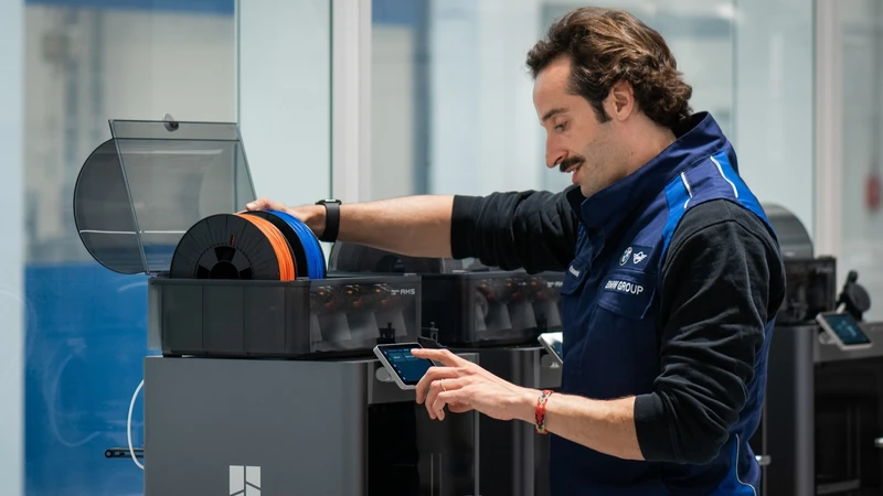 BMW crea un nuevo material de impresión 3D con polvo de desecho y piezas usadas