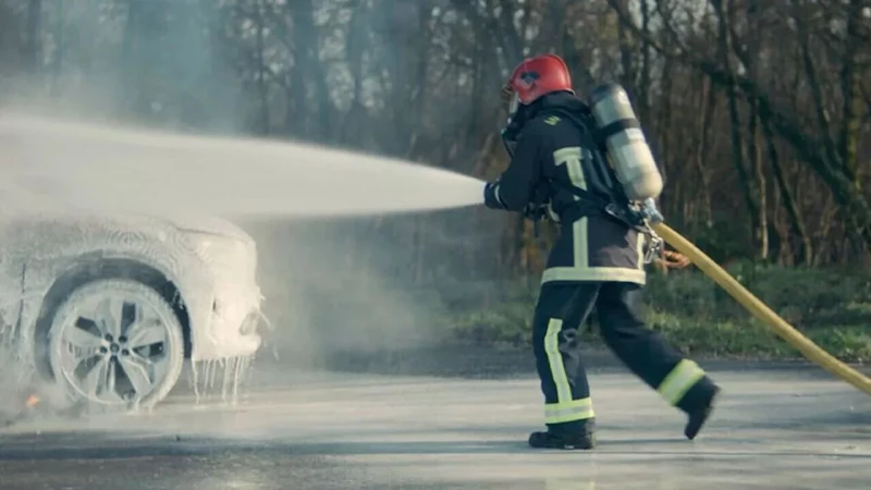 Los vehículos eléctricos se incendian menos que sus homólogos de combustión interna