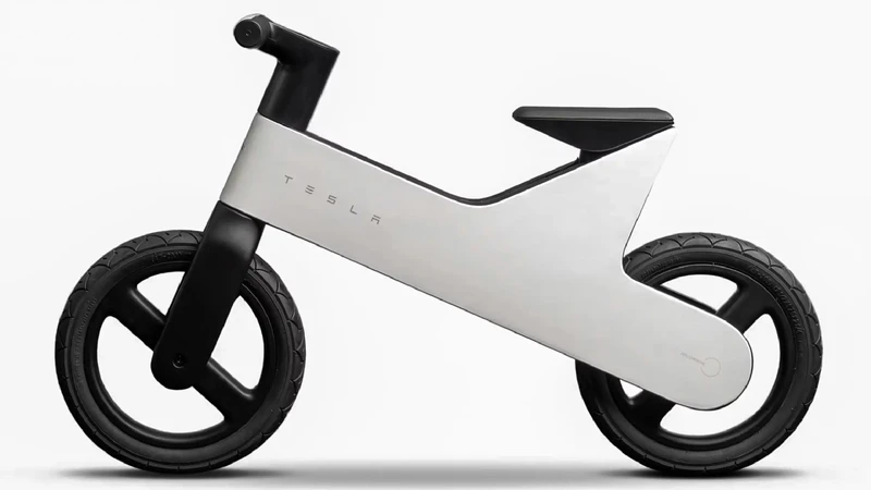 Tesla presenta una bicicleta de balance para niños