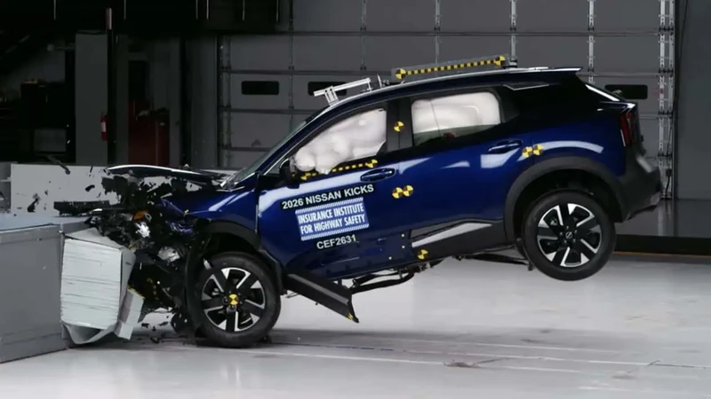 IIHS otorgó Top Safety Pick al Nissan Kicks