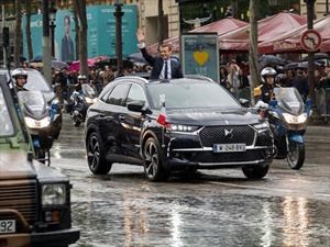 El nuevo presidente de Francia eligió un DS7 Crossback